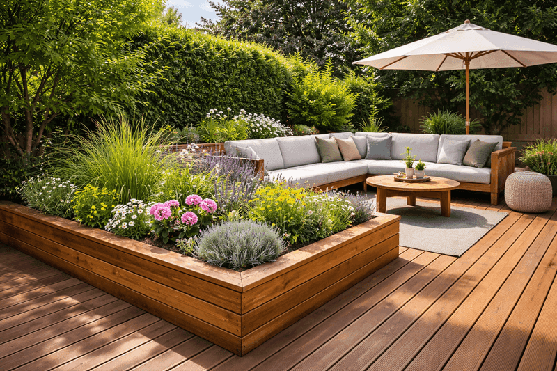 Jardinières intégrées
